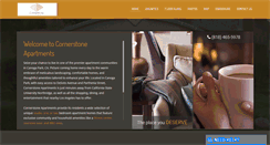 Desktop Screenshot of cornerstoneapthomes.com